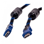 Виде кабель PowerPlant HDMI - HDMI, 3m, позолоченные коннекторы, 1.4V, Nylon, Double ferrites